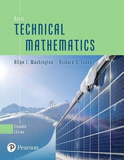 basic technical mathematics 11th edition allyn j washington, richard evans 0134508297, 9780134508290
