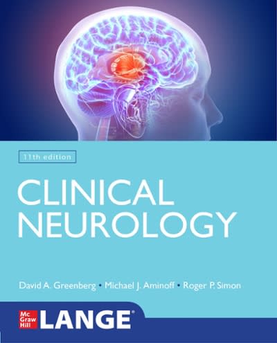 clinical neurology 11th edition david greenberg, michael j aminoff, roger p simon 1260458369, 9781260458367
