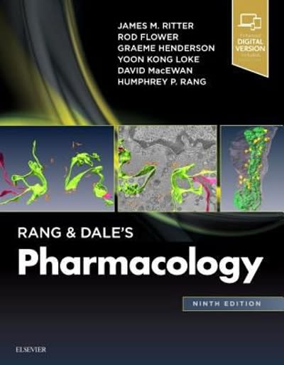 rang & dales pharmacology 9th edition james m ritter, rod j flower, graeme henderson, yoon kong loke, david
