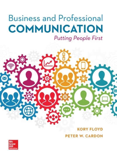 business and professional communication 1st edition kory floyd 1260244970, 9781260244977