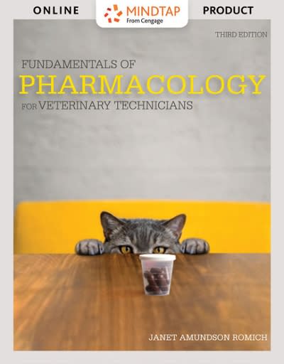 romichs fundamentals of pharmacology for veterinary technicians 3rd edition romich, janet amundson
