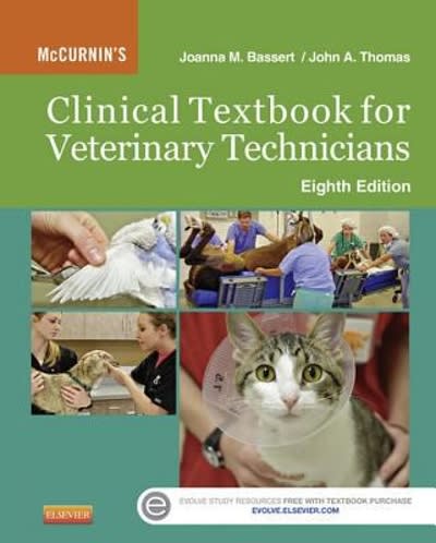 mccurnins clinical textbook for veterinary technicians - e-book 8th edition joanna m bassert, john dr thomas