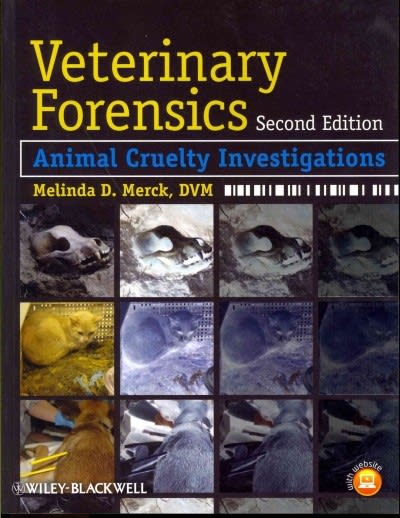 veterinary forensics animal cruelty investigations 2nd edition melinda d merck 0470961627, 9780470961629