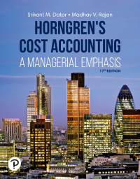 Horngrens Cost Accounting A Managerial Emphasis