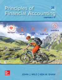 principles of financial accounting (chapters 1-17) 24th edition john wild 1260158608, 9781260158601