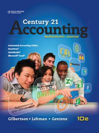 century 21 accounting multicolumn journal 10th edition claudia bienias gilbertson, mark w. lehman, debra