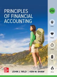 principles of financial accounting (chapters 1-17) 25th edition john wild 1260780147, 9781260780147