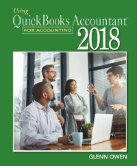 using quickbooks accountant 2018 for accounting 16th edition glenn owen 0357042085, 9780357042083