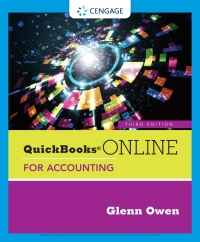 using quickbooks online for accounting 3rd edition glenn owen 0357391691, 9780357391693