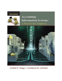 accounting information systems a practictioner emphasis 10th edition cynthia d. heagy, constance m. lehmann