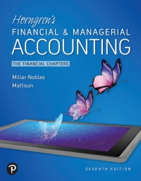 horngrens financial & managerial accounting, the financial chapters 7th edition tracie miller nobles, brenda