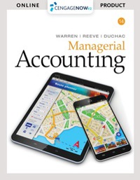 managerial accounting, 1,  (6 months) 14th edition carl s. warren, james m. reeve, jonathan duchac