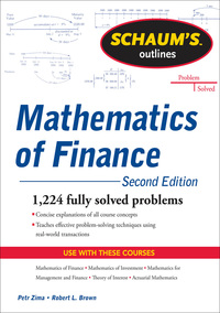mathematics of finance 2nd edition petr zima 0070082030, 9780070082038