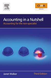 accounting in a nutshell accounting for the non-specialist 3rd edition walker, janet 075068738x, 9780750687386