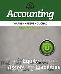 accounting, chapters 1-13 25th edition carl s. warren, james m. reeve, jonathan duchac 1285069625,