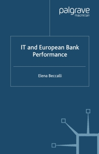 it and european bank performance 1st edition e. beccalli 0230006949, 9780230006942