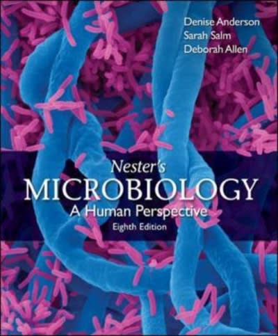 microbiology a human perspective 8th edition denise g anderson, sarah salm, deborah allen, eugene w nester