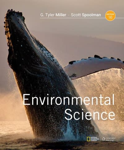environmental science 16th edition g tyler miller, scott spoolman 1337569615, 9781337569613