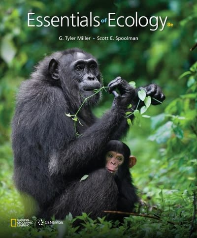 essentials of ecology 8th edition g tyler miller, scott spoolman 1337100099, 9781337100090