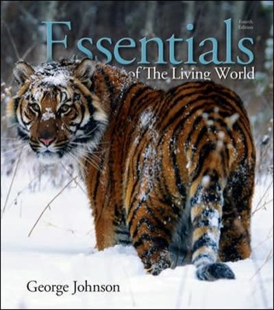 essentials of the living world 4th edition george johnson, johnson 0073525472, 9780073525471