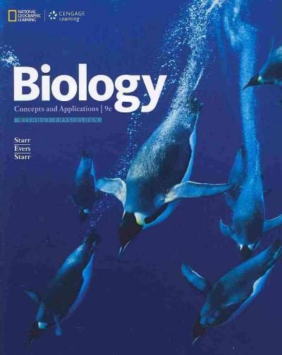 biology concepts and applications without physiology 9th edition cecie starr 1285427831, 9781285427836