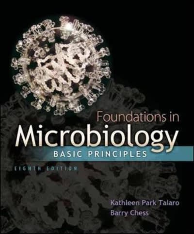 foundations in microbiology basic principles 8th edition kathleen park talaro, barry chess 0077342801,