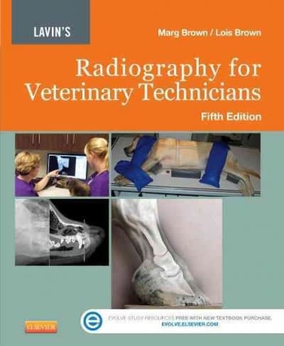 lavins radiography for veterinary technicians 5th edition marg brown, lois brown 1455722804, 9781455722808