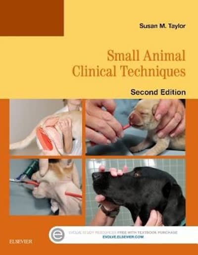 small animal clinical techniques 2nd edition susan meric taylor 0323312160, 9780323312165