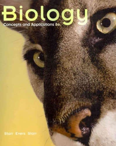 biology concepts and applications 8th edition cecie starr, christine a evers, lisa starr 1439046735,