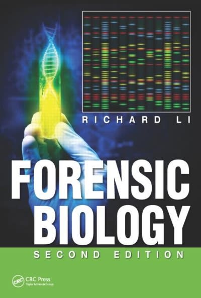 forensic biology 2nd edition richard li 1439889708, 9781439889701