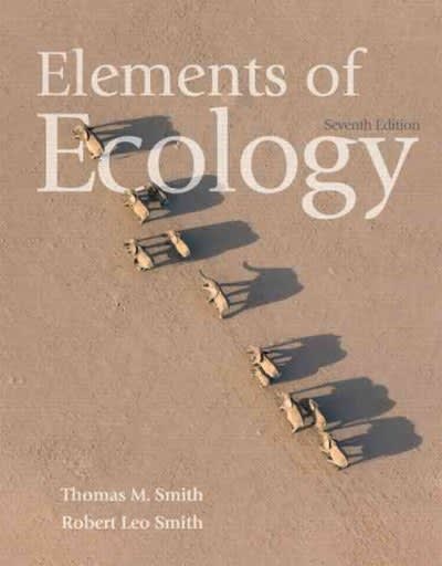 elements of ecology 7th edition thomas m smith, robert leo smith 0321559576, 9780321559579