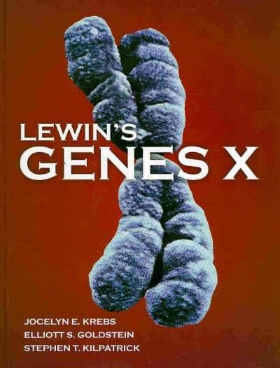 lewins genes x 1st edition jocelyn e krebs, elliott s goldstein, stephen t kilpatrick 0763766321,