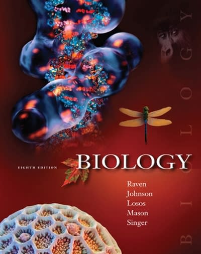 biology 8th edition peter h raven, jonathan b losos, kenneth a mason, susan r singer 0073349828, 9780073349824