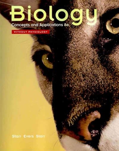 biology concepts and applications without physiology 8th edition cecie starr, christine a evers, lisa starr