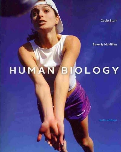 human biology 9th edition cecie starr, beverly mcmillan 0840061668, 9780840061669