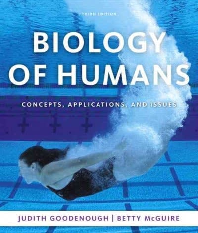 biology of humans concepts, applications, and issues 3rd edition judith goodenough, betty a mcguire, robert a