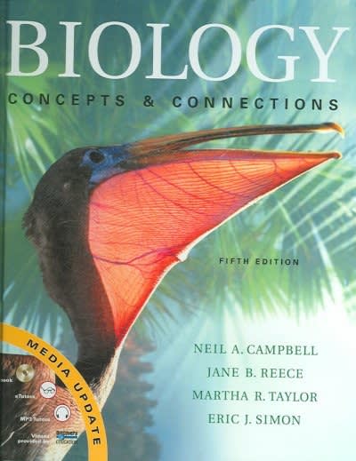 biology concepts and connections 5th edition neil a campbell, jane b reece, martha r taylor, eric j simon
