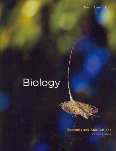 biology concepts and applications 7th edition cecie starr, christine a evers, lisa starr 0495119814,