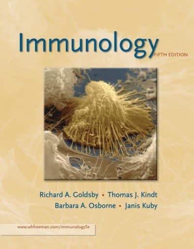 immunology 5th edition richard a goldsby, thomas j kindt, barbara a osborne, janis kuby 0716749475,