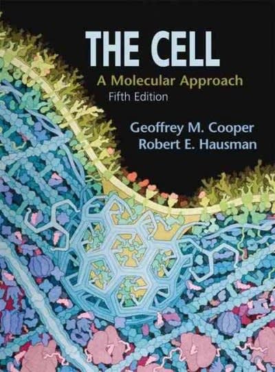the cell a molecular approach 5th edition geoffrey m cooper, robert e hausman 087893300x, 9780878933006
