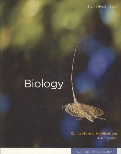 biology concepts and applications without physiology 7th edition cecie starr, christine a evers, lisa starr