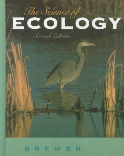 science of ecology 2nd edition richard brewer 0030965756, 9780030965753