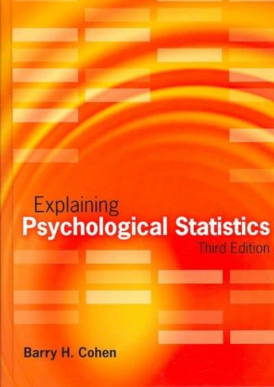 explaining psychological statistics 3rd edition barry h cohen 0470007184, 9780470007181