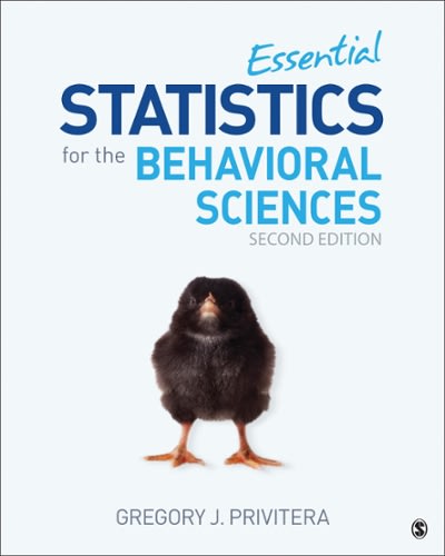 essential statistics for the behavioral sciences 2nd edition gregory j privitera 1506386288, 9781506386287