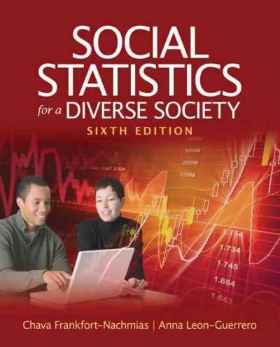 social statistics for a diverse society 6th edition chava frankfort nachmias, anna y leon guerrero