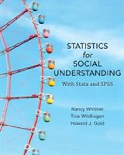 statistics for social understanding with stata and spss 1st edition nancy whittier, wildhagen g whittier,