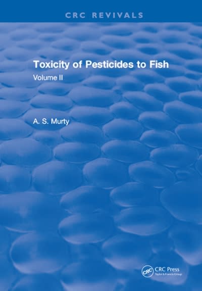 toxicity of pesticides to fish volume ii 1st edition murty 1351094270, 9781351094276