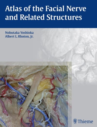 atlas of the facial nerve and related structures 1st edition nobutaka yoshioka, albert l rhoton 1626231729,