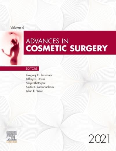 advances in cosmetic surgery 2021 1st edition gregory h branham 0323813348, 9780323813341