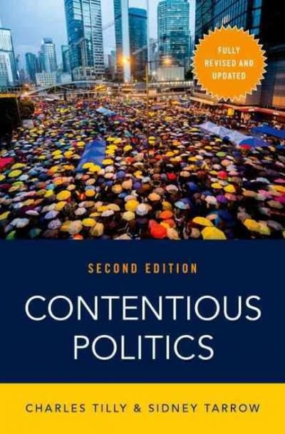 contentious politics 2nd edition charles tilly, sidney tarrow 0190255072, 9780190255077